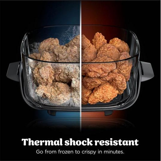 CRISPi PRO 7-in-1 XL Glass Air Fryer | Rose Quartz