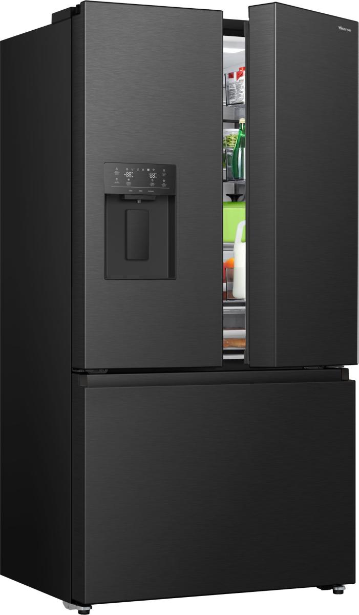 Hisense PureFlat French Door Fridge Freezer | 179cm (H) | Black - RF815N4SEFE Redmond Electric Gorey