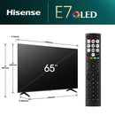 E7Q 65” QLED 4K Smart AI TV