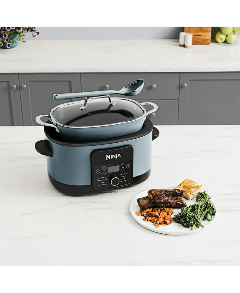 Ninja Foodi 8-In-1 Possible Slow Cooker in Sea Salt Grey MC1001UK Redmond Electric Gorey