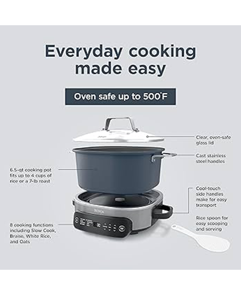 Ninja Foodi 8-Mode 6L PossibleCooker Rice & Slow Cooker |  Midnight Blue Redmond Electric Gorey - MC1101UK