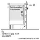 Series 6 80cm 5 Zone Induction Hob Black