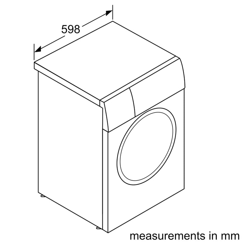 Bosch Series 6, A Rated, 10kg 1400rpm Washing Machine | White - WGH254A0GB Redmond Electric Gorey