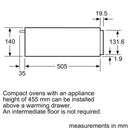 N 50 14cm Warming Drawer | Graphite Grey | N1AHA01G0B