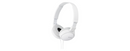 Sony MDR-ZX110 Wired On-Ear Headphones - White - official product image