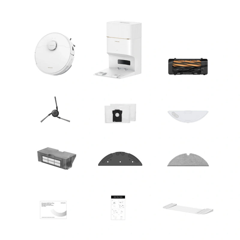 Dreame D20 Pro Plus Robot Vac Vacuum and Mop | White - RLD43SD Redmond Electric Gorey