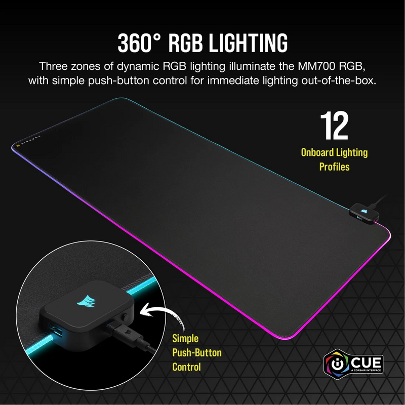 MM700 EXTENDED RGB Mouse Pad | 106-CH-9417070-WW