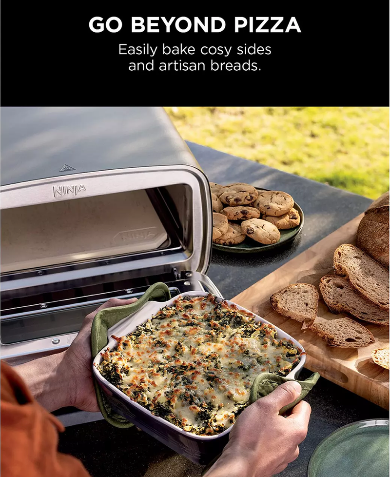 Ninja Artisan Electric Outdoor Pizza Oven & Air Fryer | Grey - MO201UK Redmond Electric Gorey