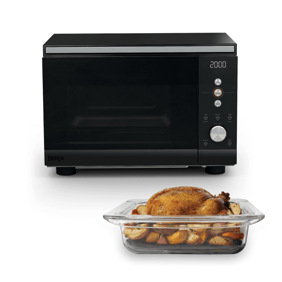 Ninja CRISPi Microwave, Air Fryer & Oven, Black MW101UKBK1