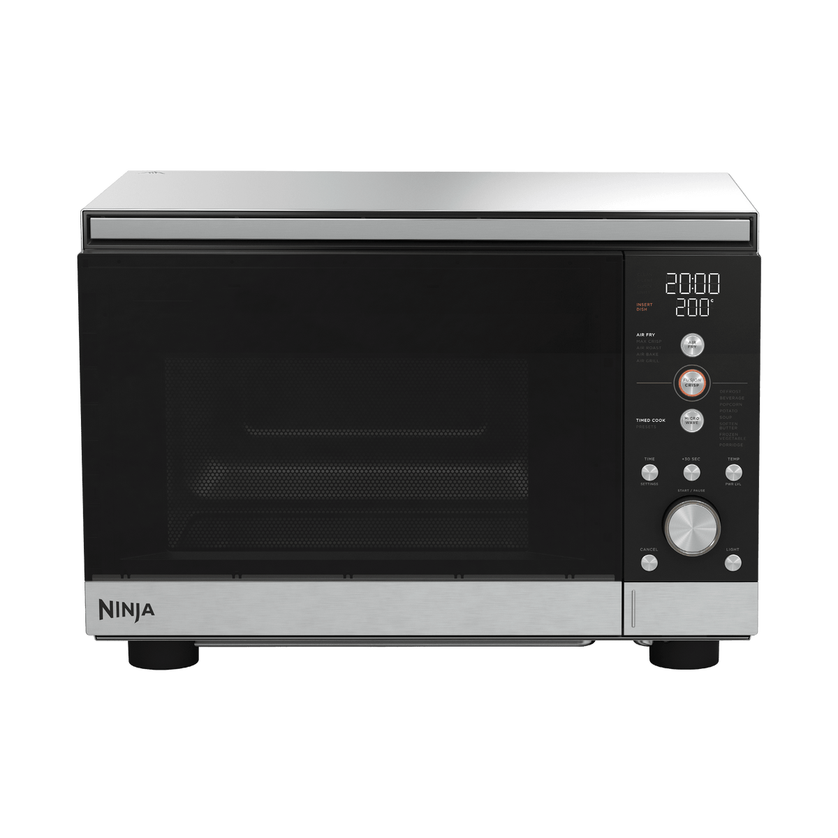 Ninja CRISPi Microwave, Air Fryer & Oven, Silver MW101UK