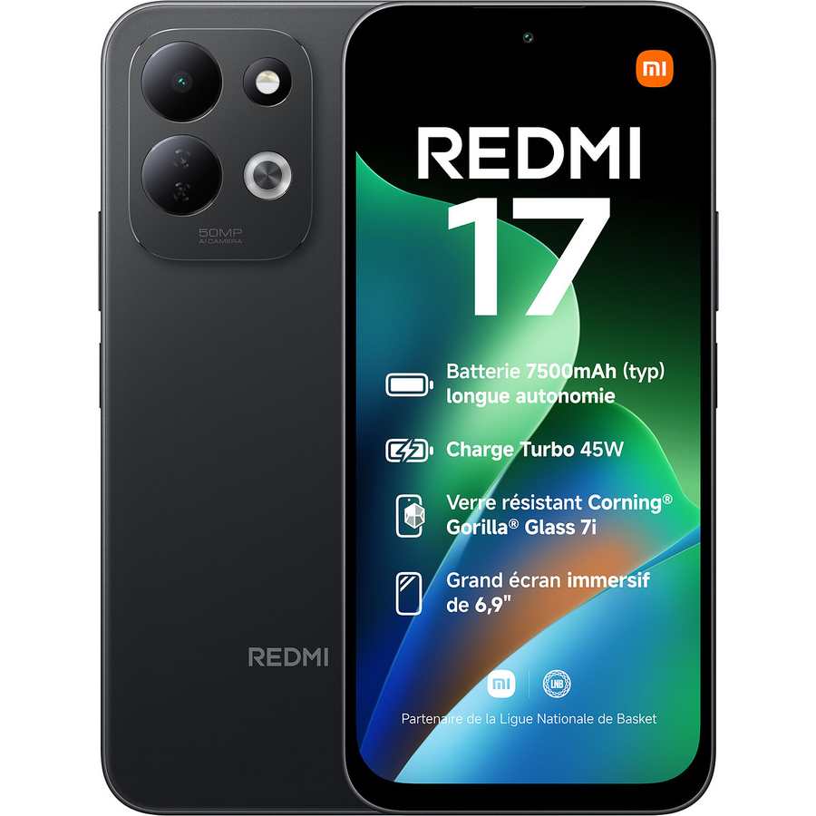Xiaomi Redmi 17, Black, MZB0PJGEU