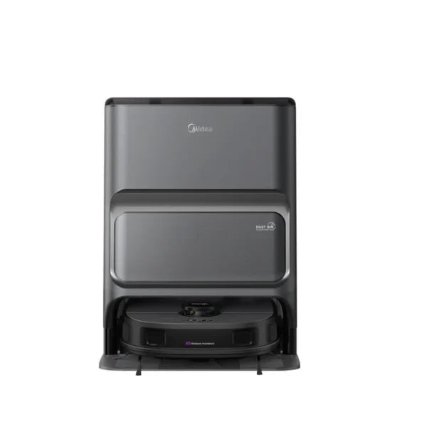 Midea V12 Robot Vacuum Cleaner And Mop With Auto-Clean Station, Black V12 BLACK Robot Vacuum