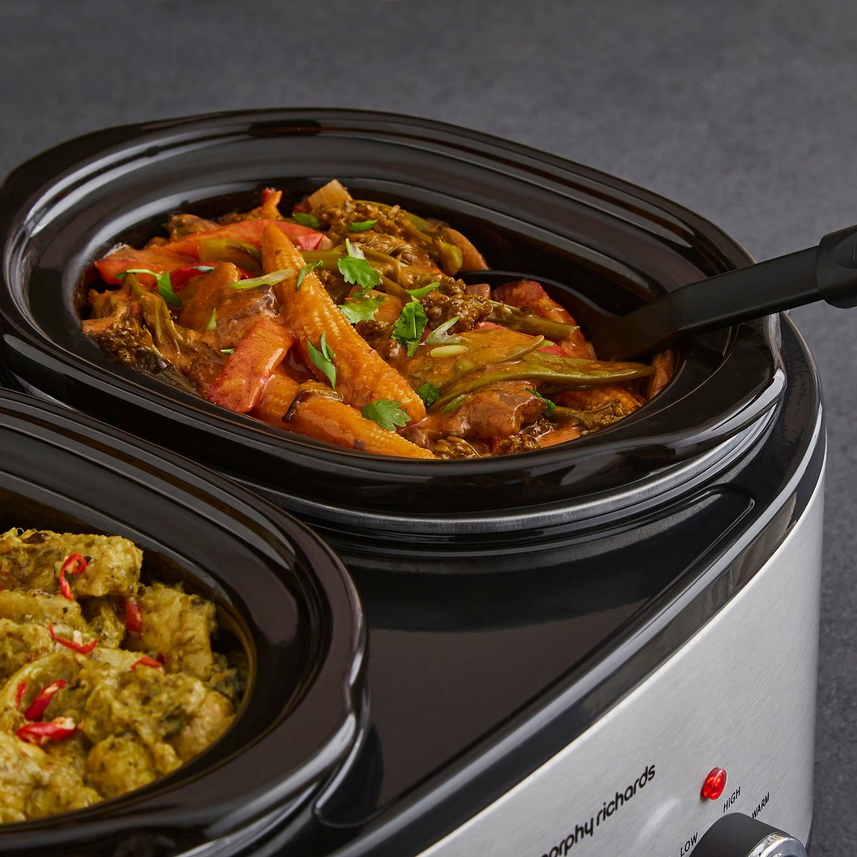 Morphy Richards DuoServe 3.8L Double Pot Slow Cooker 462000