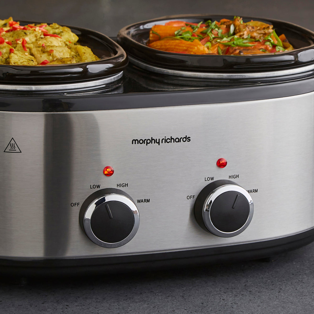 Morphy Richards DuoServe 3.8L Double Pot Slow Cooker 462000