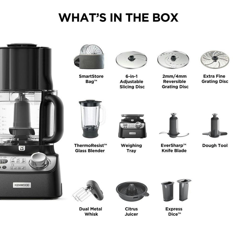 Kenwood Multipro XL Weigh + Food Processor | Black - FDM72.990BK Redmond Electric Gorey