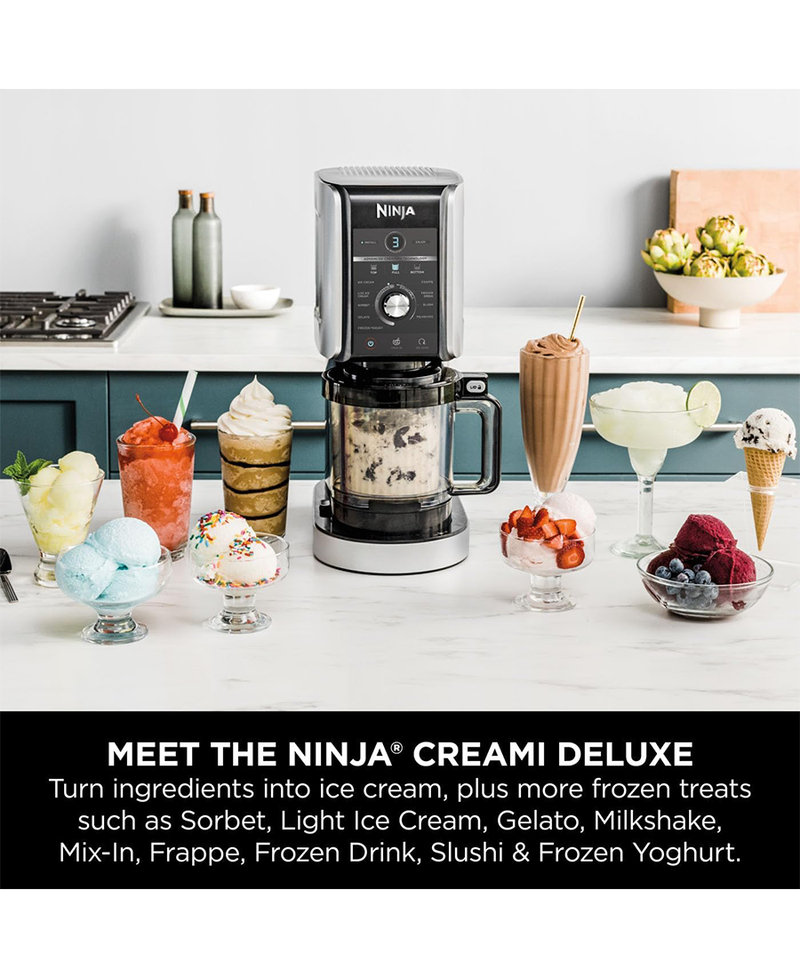 Ninja CREAMi Deluxe 10-in-1 Ice Cream and Frozen Drink Maker NC501UK Redmond Electric Gorey