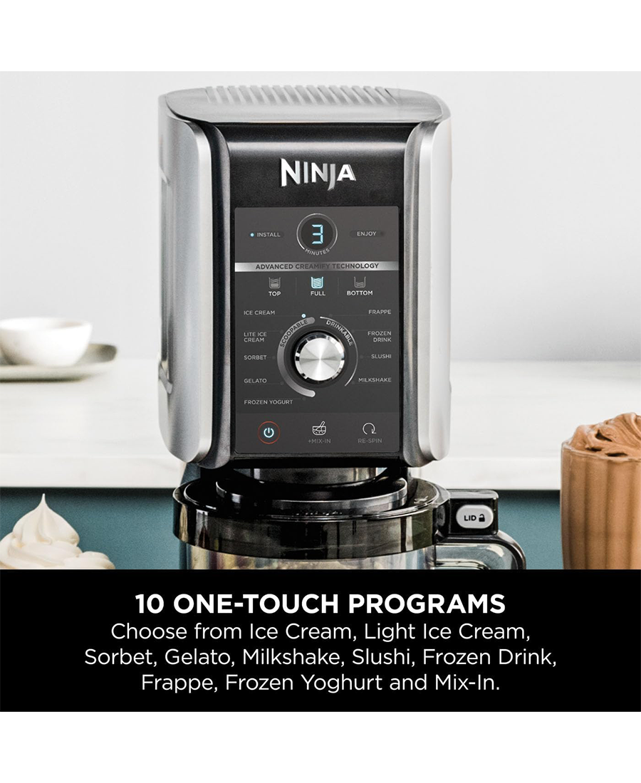 Ninja CREAMi Deluxe 10-in-1 Ice Cream and Frozen Drink Maker NC501UK Redmond Electric Gorey