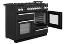 Rangemaster Nexus 110cm Dual Fuel Range Cooker | Slate with Chrome Trim - NEX110DFFSL/C Redmond Electric Gorey
