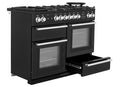 Rangemaster Nexus 110cm Dual Fuel Range Cooker | Slate with Chrome Trim - NEX110DFFSL/C Redmond Electric Gorey