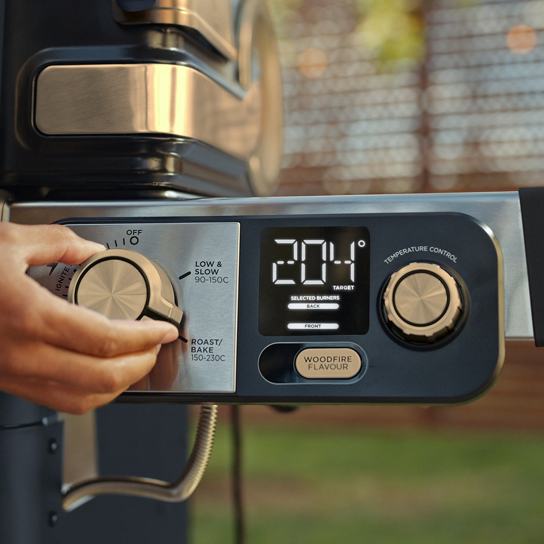 FlexFlame Outdoor Cooking System 5-in-1 Grill & Smoker | Blue