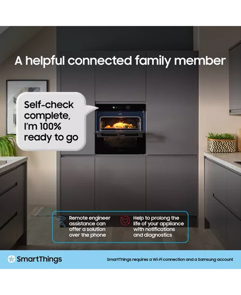 Samsung Series 5 Smart Oven with Dual Cook Flex and Air Fry | Black NV7B5750TAK/U4 Redmond Electric Gorey