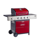 Outback Meteor 4 Burner Gas BBQ | Red- OUT370698 Redmond Electric Gorey