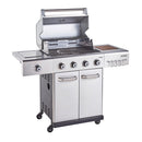 Outback Jupiter 4 Burner Hybrid BBQ with Chopping Board | Stainless Steel - OUT370767 Redmond Electric Gorey