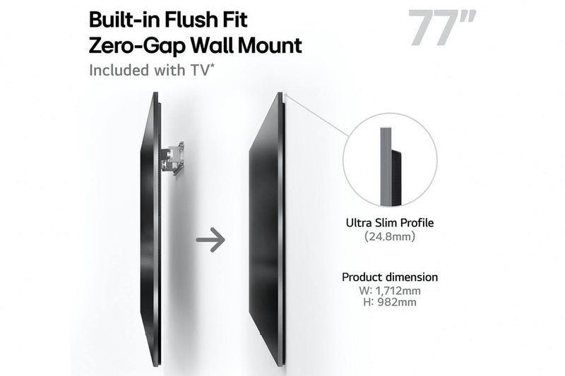 LG 77" G5 OLED Evo 4K Smart TV | OLED77G54LW.AEK Redmond Electric