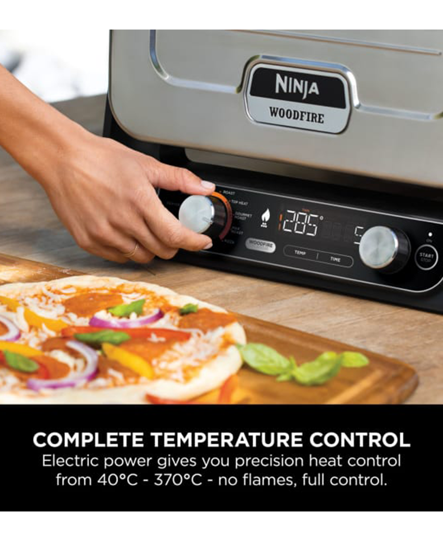 Ninja Woodfire Electric Outdoor Oven, Artisan Pizza Maker & BBQ Smoker - OO101UK Redmond Electric Gorey