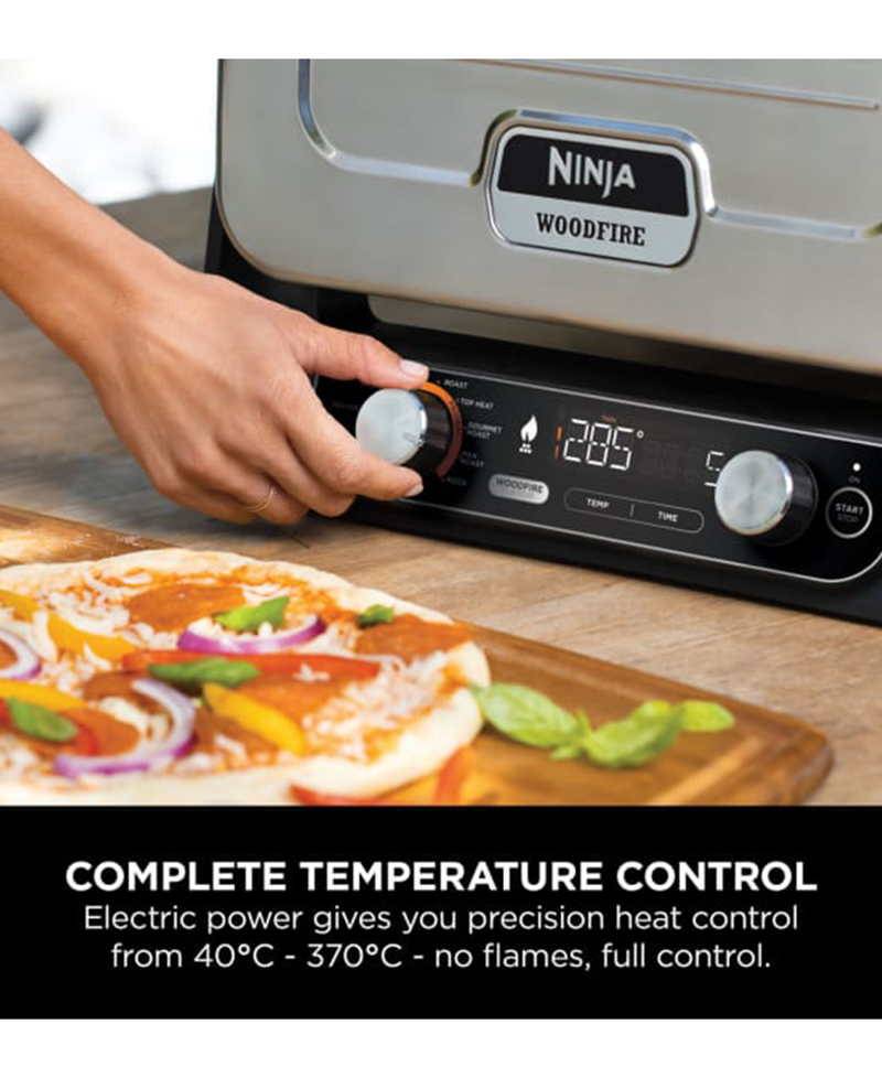 Ninja Woodfire Electric Outdoor Oven, Artisan Pizza Maker & BBQ Smoker - OO101UK Redmond Electric Gorey