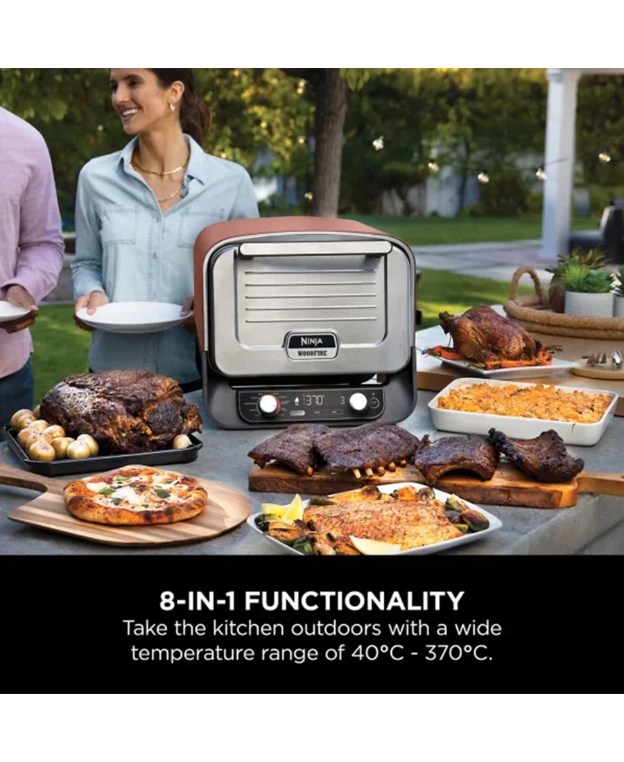 Ninja Woodfire Electric Outdoor Oven, Artisan Pizza Maker & BBQ Smoker - OO101UK Redmond Electric Gorey