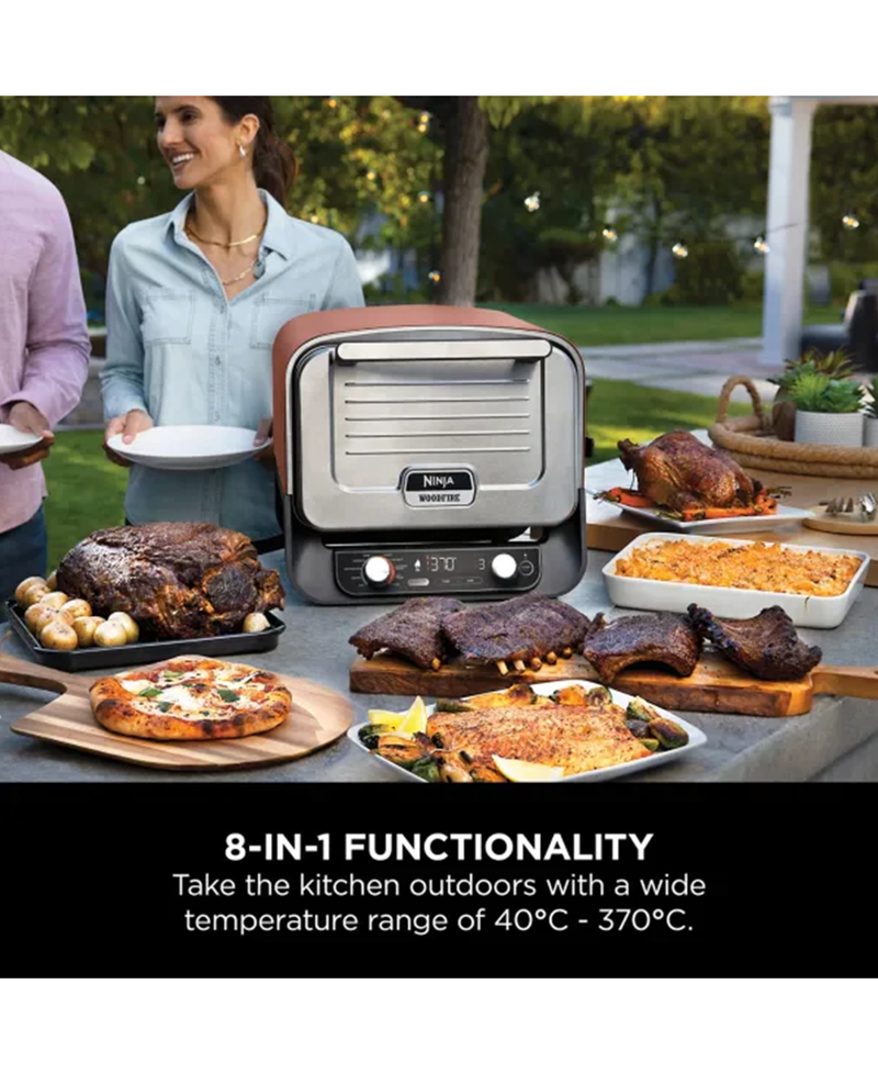 Ninja Woodfire Electric Outdoor Oven, Artisan Pizza Maker & BBQ Smoker - OO101UK Redmond Electric Gorey