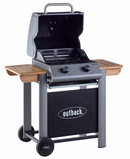 Outback Spectrum 2 Burner Hooded BBQ | Black OUT370695 Redmond Electric Gorey