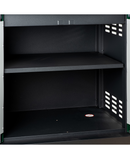 Outback Jupiter 4 Burner Hybrid BBQ with Chopping Board | Red OUT370764 Redmond Electric Gorey