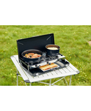 Outback 2 Burner Camping Stove with Toaster | Black - OUT371007 Redmond Electric Gorey