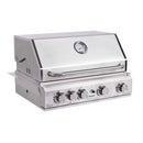 Outback Signature Pro Plus 304 4 Burner Hybrid Built In BBQ with LED Light | Stainless Steel - OUT371079 Redmond Electric Gorey