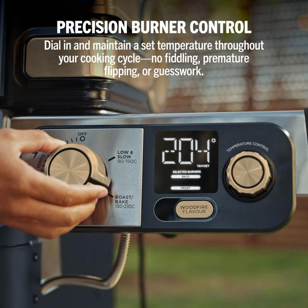 FlexFlame Outdoor Cooking System 5-in-1 Grill & Smoker | Blue