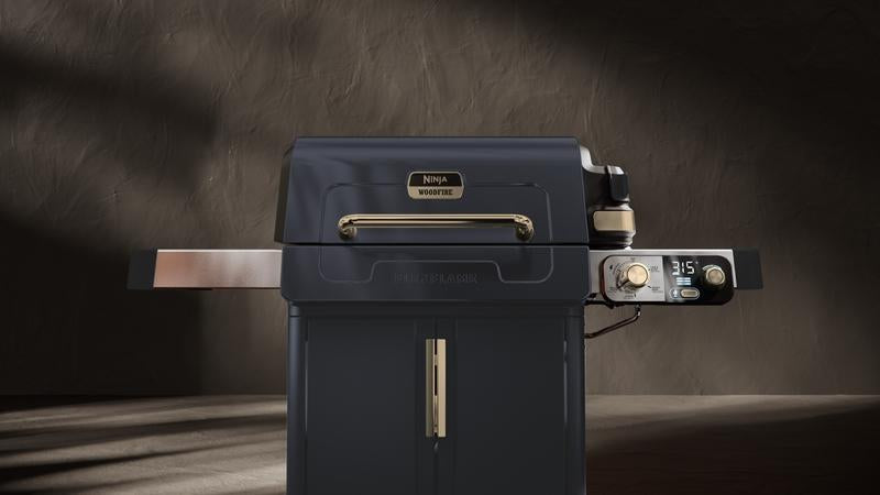 FlexFlame Outdoor Cooking System 5-in-1 Grill & Smoker | Blue
