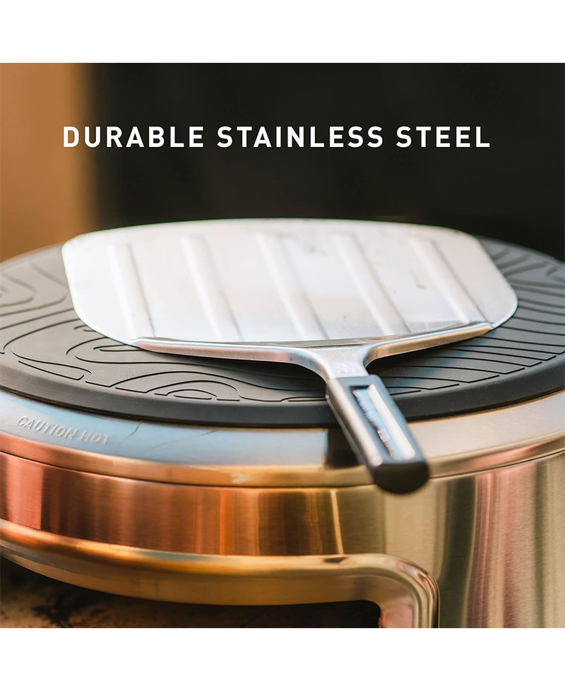 Solo Stove Pizza Peel Paddle with Built-in Ridges | Stainless Steel Redmond Electric Gorey