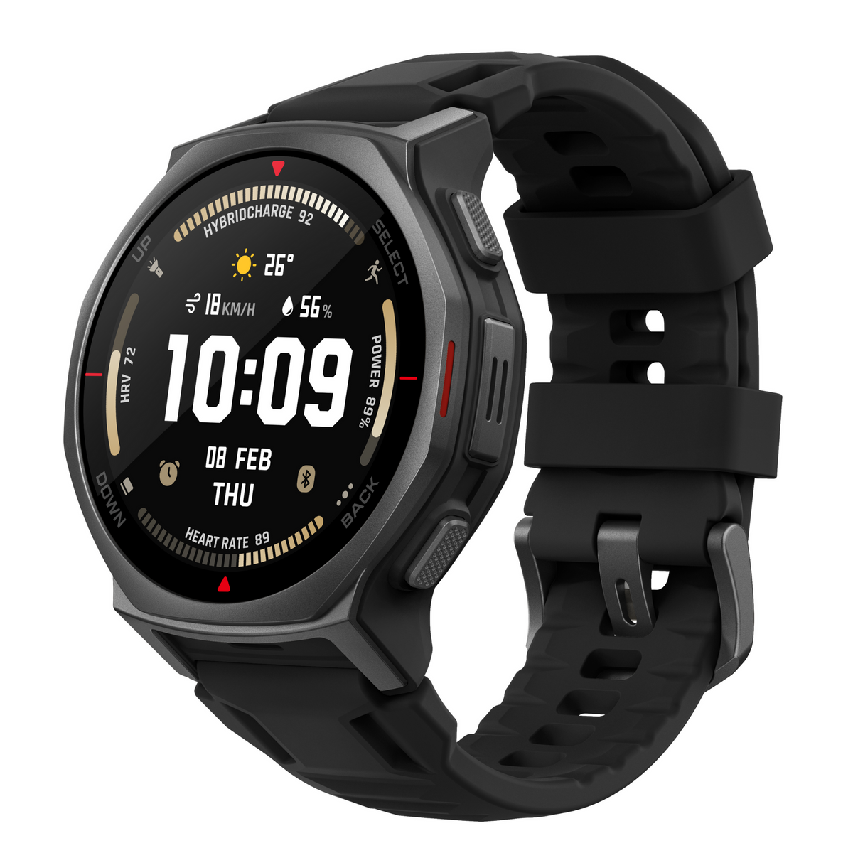 Amazfit T-Rex 3 Pro 44mm Smartwatch, Tactical Black 146-W2548GL5N