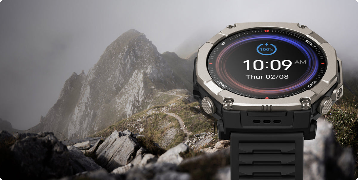 Amazfit T-Rex Ultra 2 51mm Smartwatch, Black Magma 146-W2550GL2N