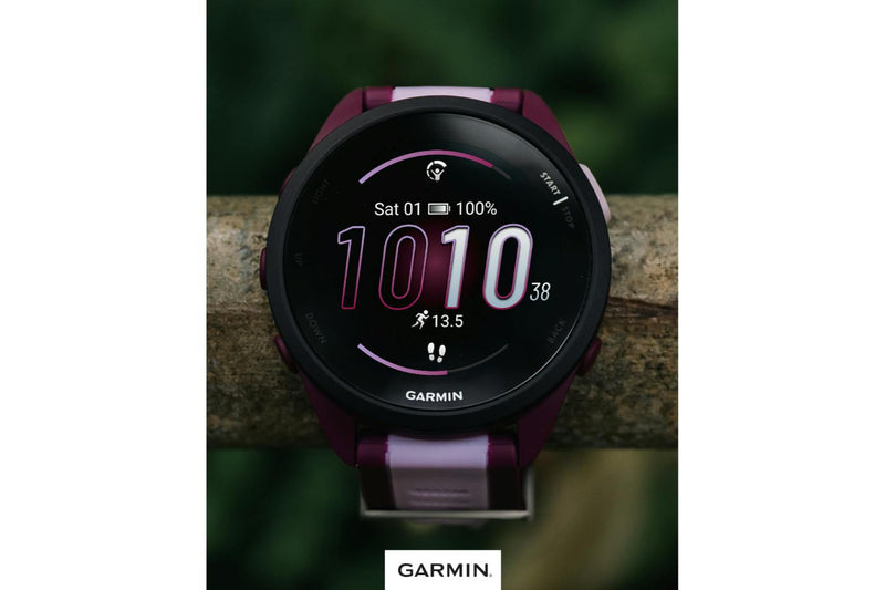 Forerunner 43mm 165 Music Fuchsia and Coral