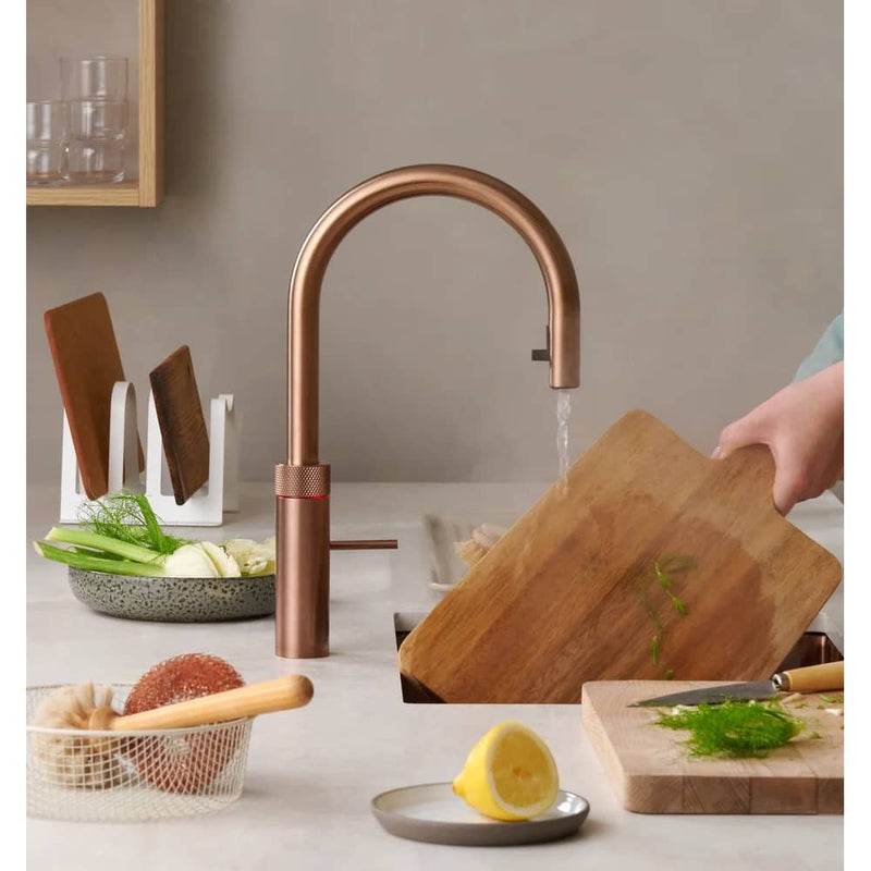 PRO3 Flex 3 in 1 Boiling Water Tap in Rose Copper