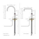 Pro 3 Fusion Round Kitchen Tap in Gunmetal