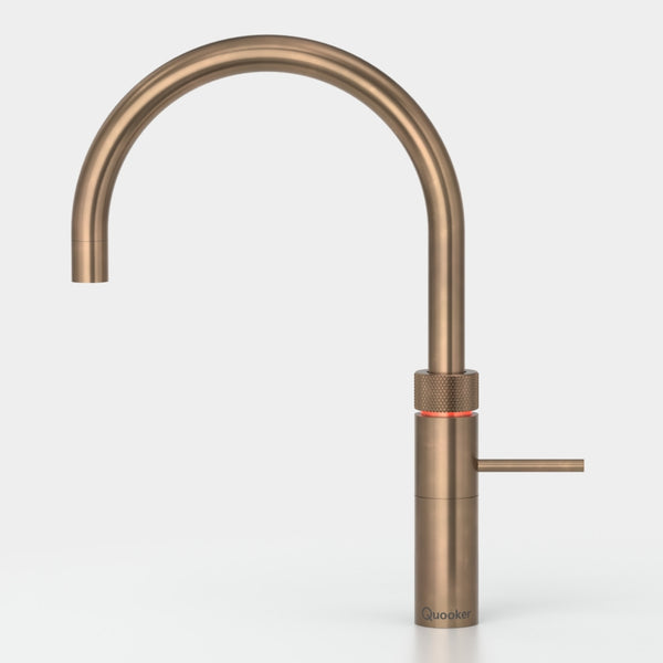 Pro 3 Fusion Round Kitchen Tap in Patinated Brass