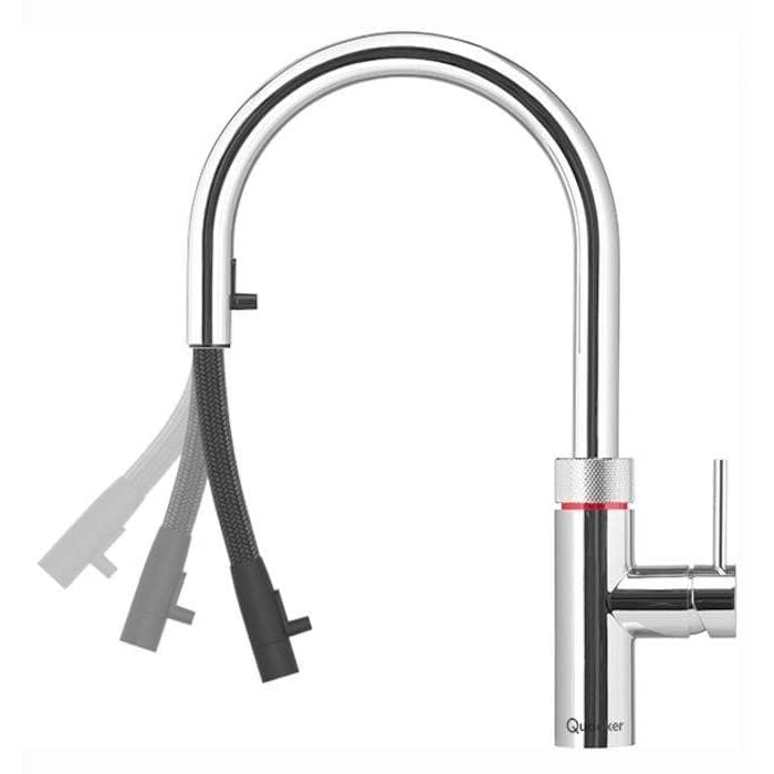 PRO3 Flex 3 in 1 Boiling Water Tap in Rose Copper