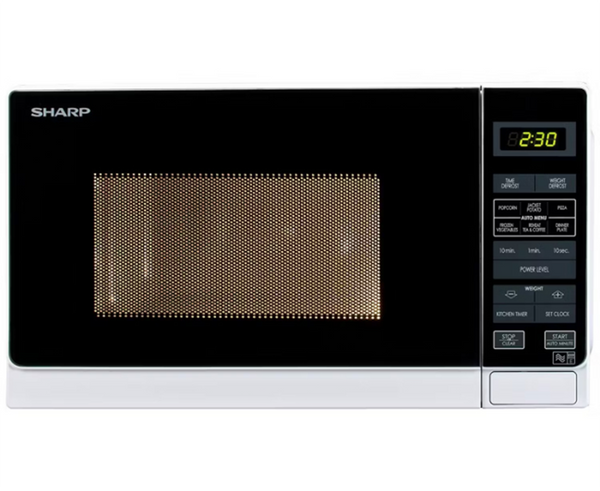 Sharp 20L 800W Solo Microwave | White - R272WH Redmond Electric Gorey