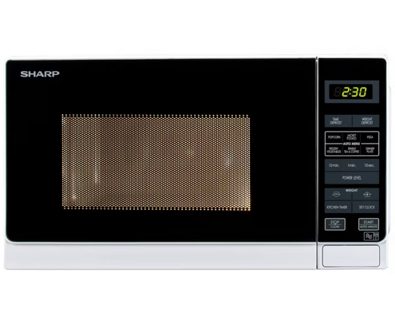 Sharp 20L 800W Solo Microwave | White - R272WH Redmond Electric Gorey