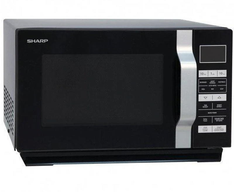 Sharp 23L 900W Solo Flat Tray Microwave | Black - R360KM Redmond Electric Gorey