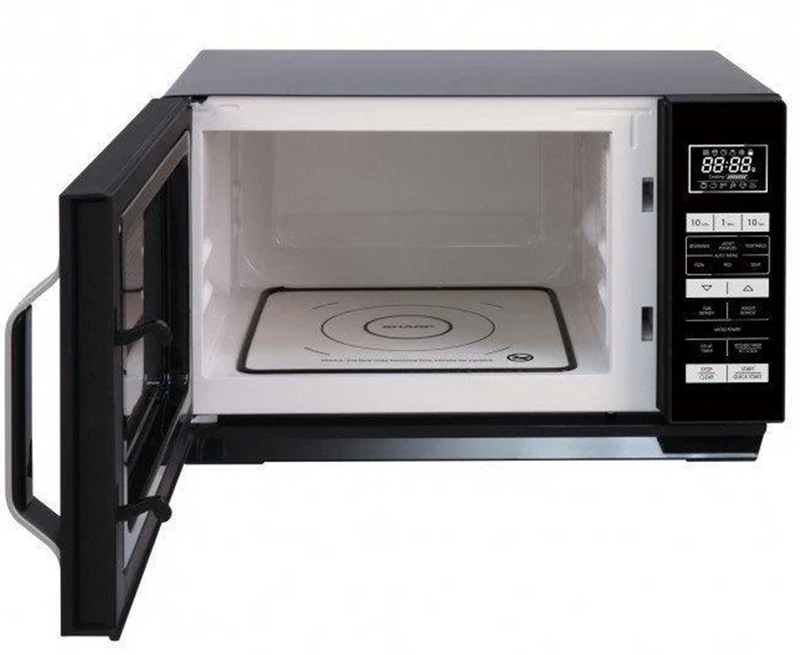 Sharp 23L 900W Solo Flat Tray Microwave | Silver - R360SLM Redmond Electric Gorey
